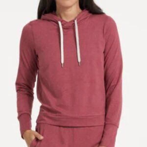 Vuori Halo Essential Hoodie - Womens XS - Desert Rose Heather